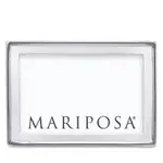 Mariposa Signature White 4 x 6 Picture Frame