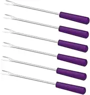 SHOWERORO Pcs Chocolate Dipping Tool Set Metal Fruit Forks for BBQ Corn Skewers Reusable BBQ Tools