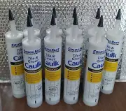 ColorFast Tile & Grout Caulk Siliconized Acrylic Bleached Wood Sand ~ Lot of 10