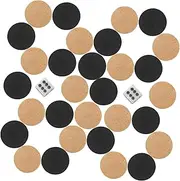 1 Set Pieces Chess Pieces Backgammon Pieces Checkers Pieces Backgammon Chess Players Dice Game Game Backgammon Game Accessory Replacement Wooden Checkers
