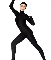 Bal Togs Body Unitard Costume Stirrup Nylon Lycra Black New Unisex Girl 8 10