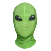 Classic Prop Green ET Alien Big Eyes Mask Helmet Hood Balaclava Cosplay Costume