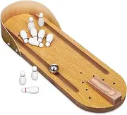 SUPVOX 1 Set Desktop Mini Bowling Game,Mini Bowling Toy,abletop Bowling Game for Adults and Kids