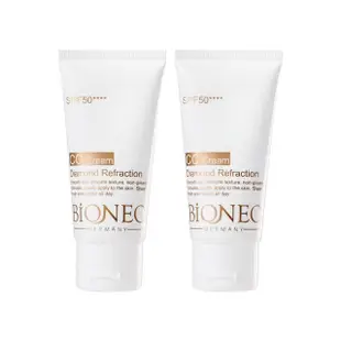 【Bioneo 德國百妮】粉鑽潤色CC霜SPF50****50mlX2(物理性防曬 清爽潤色 持妝力強)