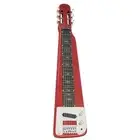 Karrera 6-String Electric Lap Steel Guitar Metallic Red + Bag & Spare Strings