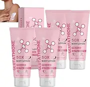 Glutathione 50x Tone Up Body Lotion，all Over Body Scented Lotion，moisturizing and Softess Skin，hydration and Nourishing，tightens The Skin, Evenly Tone ，whitening Repair (4pcs)