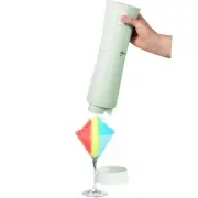PREMIUS Rechargeable Cordless Hawaiian Shaved Ice Maker, Snow Cone Machine, Mint