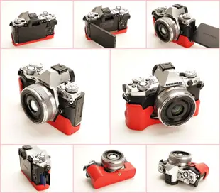 TP- OM-D E-M5II Olympu  E-M5 MarkII  秀系列  真皮相機底座 新色亮麗上市