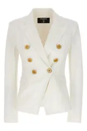 BALMAIN Double-Breasted Denim Blazer