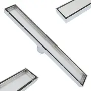 600-1800mm Wide Tile Insert Floor Grate Tile Insert Drain (80mm Outlet)