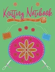 Knitting Notebook: Knitters Graph Paper Notebook 2:3 Ratio, Blank Knitting Pattern Book with Accessoirs on the Cover (8,5 "x 11")