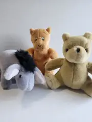 GUND Classic Pooh Tiger Eeyore Plush Vintage Disney Stuff Animal Toy Handmade