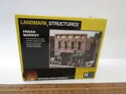 Woodland Scenics Pre-Fab Fresh Market N Scale PF5200 Building For Train Layout