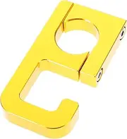 MUCKLILY Electric Scooter Handlebar Hanger Motorcycle Helmet Holder Easy Install Luggage Hook for Bicycles Multi-Function Hook Golden Finish