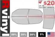 Rtint Precut Window Tint Kit for Chrysler 300 2005-2010 Tinting Films (for: Chrysler)