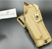 Safariland 6390RDS ALS RH Coyote Duty Holster GLOCK 17 22 -LIGHT/RED DOT, Coyote