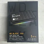 WD - BLACK P40 Game Drive for PC, PS4, PS5 and Xbox 1TB External USB 3.2 Gen ...