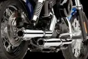 Cobra Chrome 3in Slip On Muffler w Race Pro Tip Dyna Super Glide Conv 99