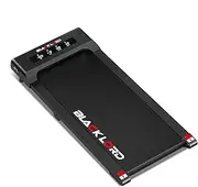 [Black Lord] Walking Pad Treadmill with LCD Display, Under Desk Running Machine with 2.3HP Motor, Speaker and Wireless Control, FW40 Series, Black