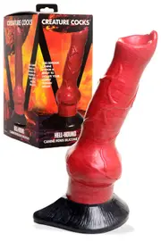 Creature Cocks Hell Hound 7.5" Canine Penis Silicone Dildo