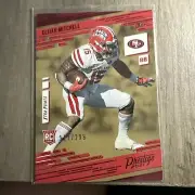 Elijah Mitchell Prestige Card Numbered 117/299 And 3 Other Cards