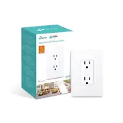 Kasa Smart Plug KP200, In-Wall Smart Home Wi-Fi Outlet Works with Alexa, Goog...