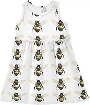 [Caihoyu] Girl Dresses Toddler Swing Casual Sundresses Birthday Party, Multicolor04, 4 Years