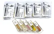 5 PSI Chrome Bolt Action Pen Kits & 5 Cast Blanks 2ND AMENDMENT Patriotic