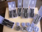 Metric Tap & Die Set 2-10MM 7 SIZES 28pc includes starter middle bottom Taps