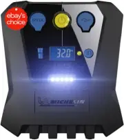 TATA Rapid Digital Tyre Inflator 12V High Power Air Compressor 0-30 PSI Black