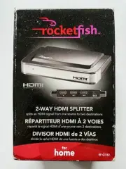 Rocketfish 2-Way HDMI Splitter GF-G1182 NEW