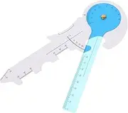 Gogogmee Pupil Distance Measuring Ruler Flexible Plastic Eyeglasses Measurement Tool for Accurate Frame Sizing for Optical Shops and Home Use