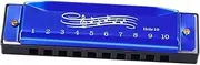 CATIEBYE Boys and Girls Harmonica Musical Instrument Key of c 10-hole for Learning Music Made of Material