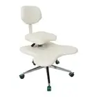 Ergonomic Kneeling Chair Height Adjustable Rolling Cross Legged Squatting Office