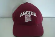 NEW MEXICO STATE AGGIES STRAPBACK DEADSTOCK HAT CAP VINTAGE C1