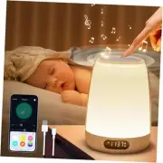 Baby Night Light for Kids, 48 RGB Colors Dimmable,Rechargeable Small Touch app