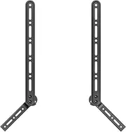 WALI Sound Bar Mount Bracket, for Mounting Above Or Under Tv, with Adjustable 3 Angled Extension Arm, Fits Most 23 to 65 Inch Tvs, Up to 33 Lbs (Sbr202)