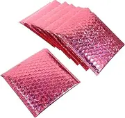 Homoyoyo 20pcs Foam Bag Packaging Mini Envelopes Adhesive Honeycomb Packing Paper Mailers Small Shipping Boxes Mailing Envelopes Postage Bags Cooler Bag Color Aluminum Foil Film Rosy