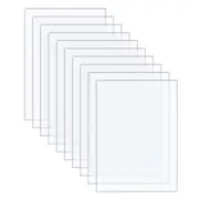 Plexiglass Sheets 1/8 Inch Thick - 10 Pack of 5X7 Clear Cast Acrylic Sheets for