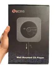 KC-808 Wall Mounted CD Player USB FM Radio And Bluetooth Player w/ Remote New
