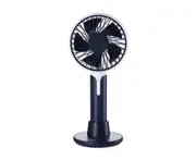 Mobile Phone Bracket Mini Fan Handheld Portable Fan - Black