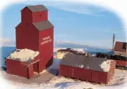 WALTHERS Cornerstone 933-3238 N Scale FARMER'S CO-OP RURAL GRAIN ELEVATOR KIT