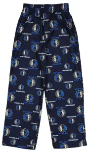 Outerstuff NBA Youth (4-16) Dallas Mavericks All-Over Print Lounge Pant, Blue