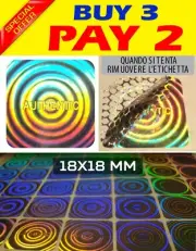 320 HOLOGRAM TAMPER PROOF SECURITY WARRANTY VOID STICKER LABEL SEALS 0.7"x0.7"