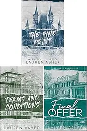 Lauren Asher Dreamland Billionaires Series Collection 3 Books Set (The Fine Print, Terms and Conditions, Final Offer)