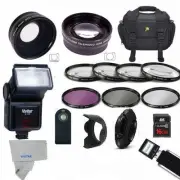 PRO FLASH / LENSES / FILTERS / 16GB Kit for NIKON D3000 D3100 D3200 D3300 D5000