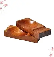 HEALEEP 6Pcs Wooden Chopsticks Holder Spoon Rest Dual Use Tableware Decoration for Home Dining Banquet Party Practical and Stylish Table Accessory