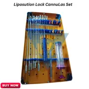 Liposuction Tulip Type Super Luer lock Cannulas Set Facial Fat Grafting kit.