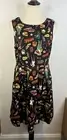 Dangerfield Lies & Deception Skater Dress Black Organic Cotton BNWT RRP$88 Sz 10
