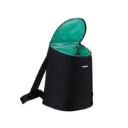 EOLA Cooler Backpack, Waterproof and Leak Proof Insulated Bag, Black Neoprene